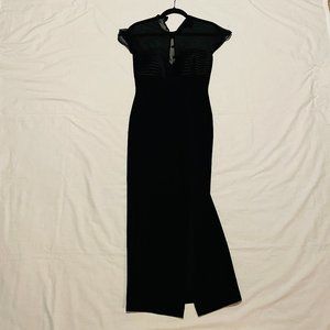 JS Collections Gown Black Womens 8 Formal Dress